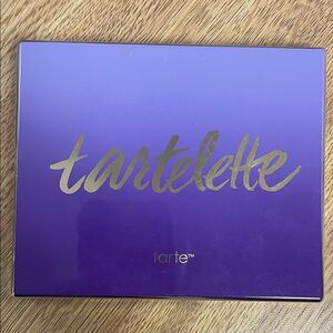 tarte Purple Tartelette Eyeshadow Palette with Gold Lettering